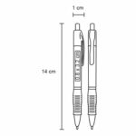BOLÍGRAFO DUBLÍN AZUL CLARO (BP-2805 - PLÁSTICO) - Imagen 14