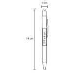 BOLÍGRAFO CHENNAI NEGRO (BP 17020BM - BAMBÚ) - Imagen 2