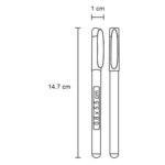 BOLÍGRAFO BOLTON VERDE (BP 8598 - PLÁSTICO-RUBBER) - Imagen 2