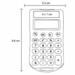 CALCULADORA TEXAS GRIS (CA 001 - PLÁSTICO) - Imagen 2