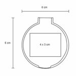 ESPEJO VICKY PLATA (CP03 - PLÁSTICO) - Imagen 2