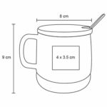 TAZA CALIZ GRIS (HO 026 - CERÁMICA) - Imagen 2