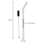 POPOTE GIN PLATA (HO 033 - ACERO INOXIDABLE) - Imagen 2