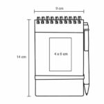 LIBRETA YARIS AZUL (LE 009 - CARTÓN) - Imagen 2