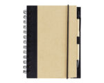 LIBRETA ECOLOGICA C-BOLIGRAFO ISIS LIB2043 BEIGE (CARTÓN - A120120 -  ARTICULOS PROMOCIONALES)