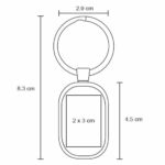 LLAVERO ZEUS PLATA (MK 010 - METAL) - Imagen 2