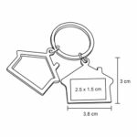 LLAVERO HOME PLATA (MK 017 - METAL) - Imagen 2