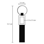 LLAVERO ATHOS NEGRO (MK 030 - METAL) - Imagen 2