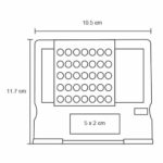 MINI CALENDO PLATA (O 077 - ALUMINIO) - Imagen 4