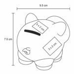 ALCANCÍA COCHINITO BLANCO (O 070 - PLÁSTICO) - Imagen 2