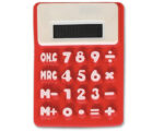CALCULADORA SILICON RC04 ROJO (SILICÓN - A130021 -  ARTICULOS PROMOCIONALES)