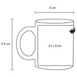 TAZA ALBUS NEGRO (SB 08 - CERÁMICA) - Imagen 2