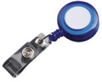 PORTA GAFETE YOYO SLK05 TRANSLUCIDO AZUL (PLÁSTICO - A120044 -  ARTICULOS PROMOCIONALES)
