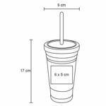 VASO LATTE TURQUESA (T 73 - ACERO INOXIDABLE) - Imagen 2