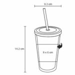 VASO ROCK TRANSPARENTE (T 87 - POLIPROPILENO) - Imagen 2