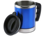 TARRO TERMICO DE 420ML. LUXOR TT5014 AZUL (EXTERIOR: PLÁSTICO - INTERIOR: ACERO INOXIDABLE - A040194 -  ARTICULOS PROMOCIONALES)