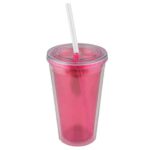 VASO TROPICAL ROSA (T 48T - POLIESTIRENO)