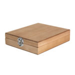 851091 BE - SET PARA VINOS MEDITERRÁNEO BEIGE (BEIGE - MADERA - METAL)