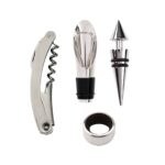 SET PARA VINOS PAMPLONA CAFE 98641 (CURPIEL - METAL - TERCIOPELO) - Imagen 4