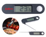 TERMÓMETRO DIGITAL PLEGABLE DE COCINA MEAL A3083 NEGRO (PLÁSTICO ABS - ACERO INOXIDABLE - A3083.02 -  ARTICULOS PROMOCIONALES) - Imagen 2