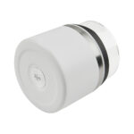 BAR 039 B - VASO WHISKERO BASILE BLANCO (BLANCO - ACERO INOXIDABLE - VIDRIO - RUBBER) - Imagen 4