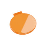 ESPEJO REDONDO NARANJA BE-006O ( BE-006 - BE006 - ESPEJOS )