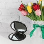 ESPEJO REDONDO DOBLE BLANCO BE-015B ( BE-015 - BE015 - ESPEJOS ) - Imagen 4