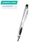 BOLÍGRAFO DE PLÁSTICO BANDAR GRIS CLARO BL-103G ( BL-103 - BL103 - BOLÍGRAFOS,TINTA NEGRA ) - Imagen 2