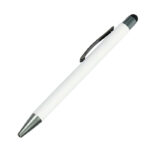 BOLÍGRAFO EN ALUMINIO ESTAMBUL BLANCO BL-112B ( BL-112 - BL112 - BOLÍGRAFOS,TINTA AZUL )