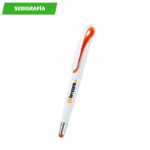 BOLÍGRAFO DE PLÁSTICO LECCO BLANCO BL-127B ( BL-127 - BL127 - BOLÍGRAFOS,TINTA AZUL ) - Imagen 2