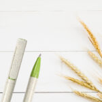 BOLÍGRAFO EN FIBRA DE TRIGO ALCALÁ AZUL BL-135A ( BL-135 - BL135 - TINTA AZUL,BOLÍGRAFOS ) - Imagen 3