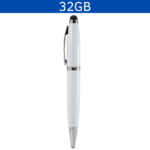 MEMORIA USB PEN STYLUS 32GB (USB313-U) BLANCO