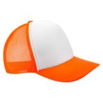 GORRA TRUCKER NARANJA NEON CAP 004 ON (POLIÉSTER - RED DE POLIPROPILENO)