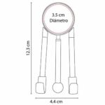 SOPORTE SEGINUS BLANCO CEL 027 B (PLÁSTICO - METAL) - Imagen 7