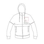 CHM 017 A-L - SUDADERA URBAN AZUL TALLA L (AZUL - POLIESTER - SPANDEX) - Imagen 5