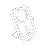 CRG 058 B - POWER BANK CARIKO (BLANCO - PLASTICO - RUBBER) - Imagen 8