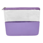 COSMETIQUERA ESMERALDA MORADO DAM 035 M (CURPIEL Y PVC EXTERIOR - POLIÉSTER FORRO)