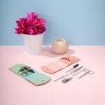 SET DE MANICURE EMMA AZUL DAM 042 A (CURPIEL - METAL) - Imagen 9