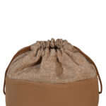 DAM 056 C - COSMETIQUERA ISABELLA (CAFE - CURPIEL - POLIESTER) - Imagen 3