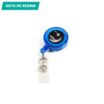 PORTA GAFETE TRANSLÚCIDO AZUL DK-052A ( DK-052 - DK052 -  ) - Imagen 2