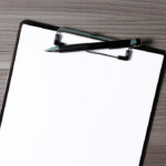 TABLA DE PLÁSTICO PARA DOCUMENTOS AZUL DK-074A ( DK-074 - DK074 -  ) - Imagen 3