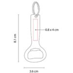 LLAVERO DESTAPADOR LAMPUNG ROJO DPO 027 R (ALUMINIO) - Imagen 3