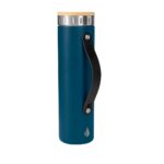 TERMO ICONIC AZUL ELM 002 A (ACERO INOXIDABLE - BAMBÚ - SILICÓN)