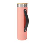 TERMO ICONIC ROSA ELM 002 P (ACERO INOXIDABLE - BAMBÚ - SILICÓN)