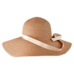 SOMBRERO JUNO BEIGE HAT 002 BE (PAJA DE PAPEL) - Imagen 3