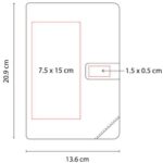 LIBRETA BORYSPIL AZUL HL 2150 A (CURPIEL) - Imagen 2