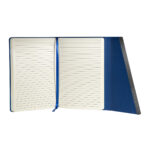 HL 9041 A - SET DE LIBRETA JINSEI AZUL (AZUL - CURPIEL Y METAL LIBRETA - ACERO INOXIDABLE BOLIGRAFO) - Imagen 4