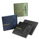 HL 9063 N - SET DE LIBRETA ZLATNA NEGRO (NEGRO - CARTON CAJA - CURPIEL Y PAPEL LIBRETA - ALUMINIO BOLIGRAFO) - Imagen 7