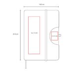 LIBRETA PAULO GRIS HL 9080 G (CURPIEL - BAMBÚ) - Imagen 4