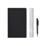 SET DE LIBRETA NODI NEGRO HL 9085 N (CURPIEL LIBRETA - PLÁSTICO BOLÍGRAFO - PVC BOLSA)